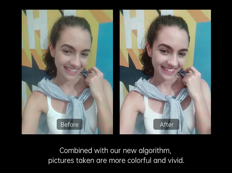 Combinaison réalisée grâce au nouvel algorithme ; les photos ainsi que la couleur sont ravivées