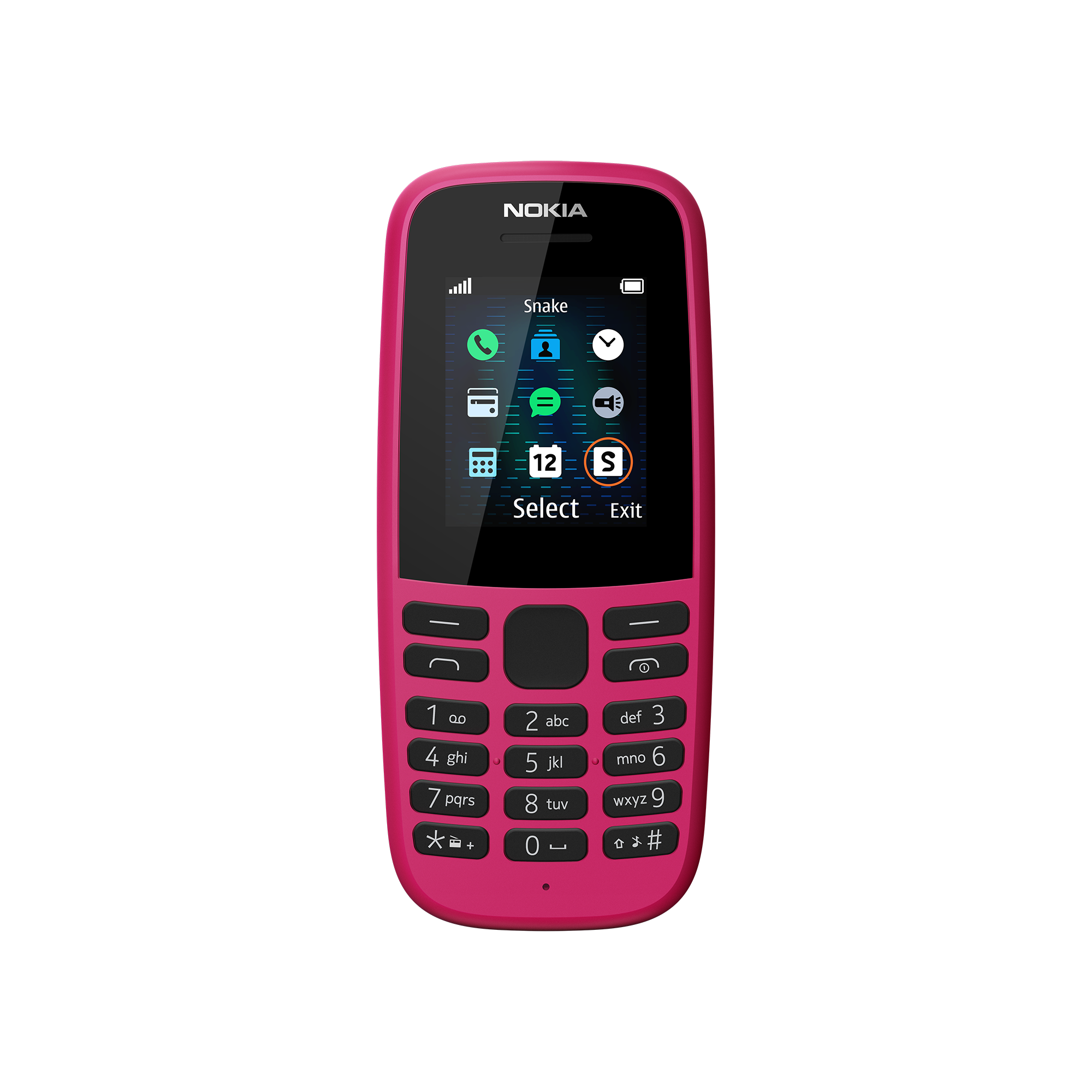 HMD_Nokia 105__Pink_SS_FRONT