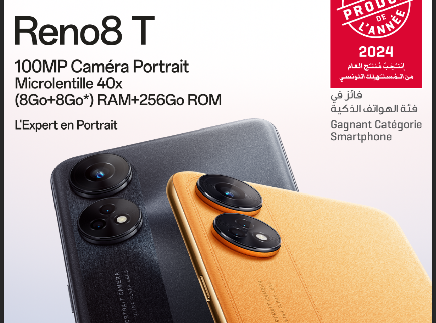 OPPO Tunisie obtient le label « Elu Produit de l’Année 2024 » dans la